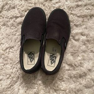 Low Vans All Black !